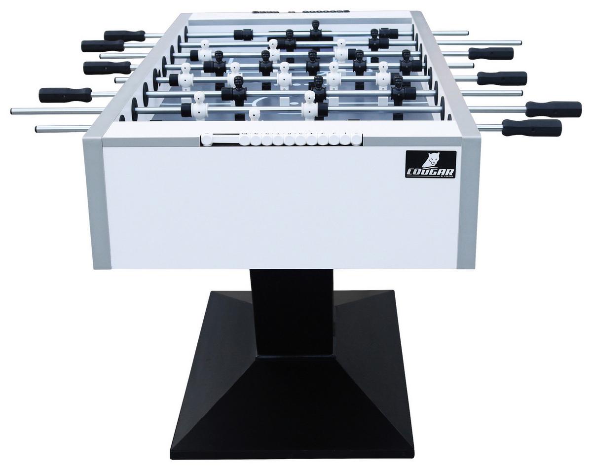 Tischfußball Worldcup Premium Pro - Schwarz/Weiß, KONVENTIONELL, Holz/Metall (76/90/144cm) - Ambia Garden