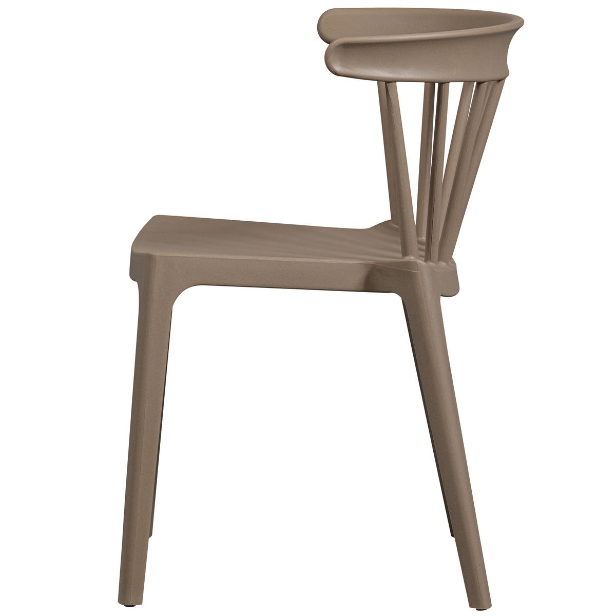 Gartenstuhl-Set Bliss Braun - Braun, MODERN, Naturmaterialien/Kunststoff (52/75/53cm) - Gardenson