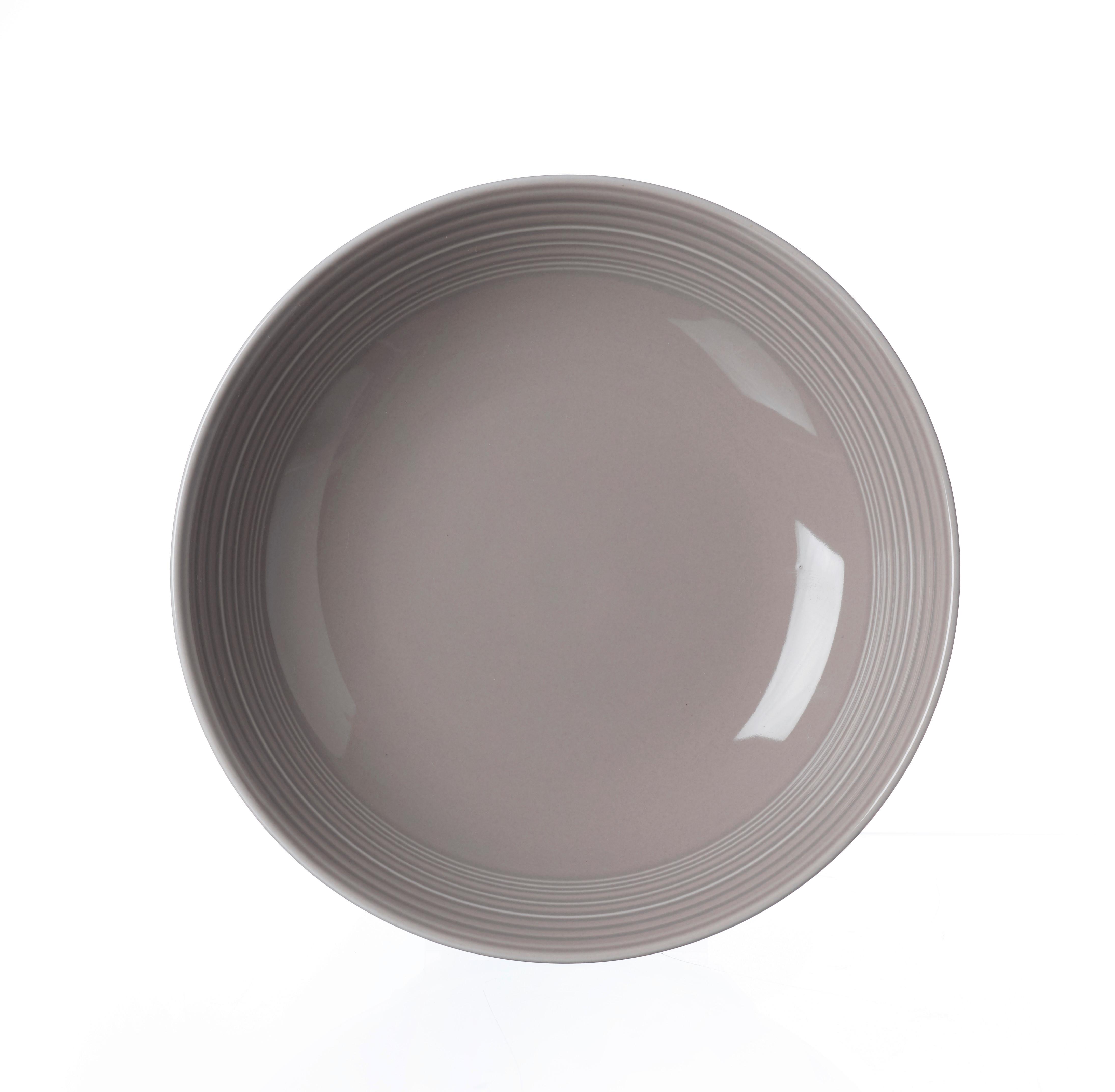 TALERZ DO ZUPY LEVI - szary, Basics, ceramika (22/22/5cm) - Ritzenhoff Breker