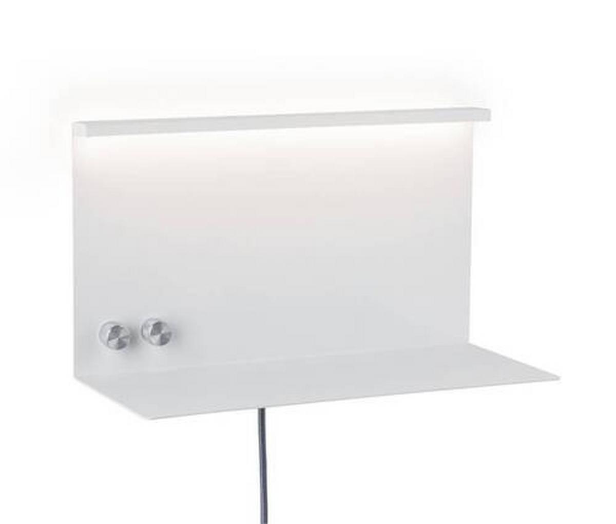 LED-Wandleuchte Jarina in Weiß max. 4,5/1,6 Watt - Weiß, Design, Metall (35/20cm) - Paulmann
