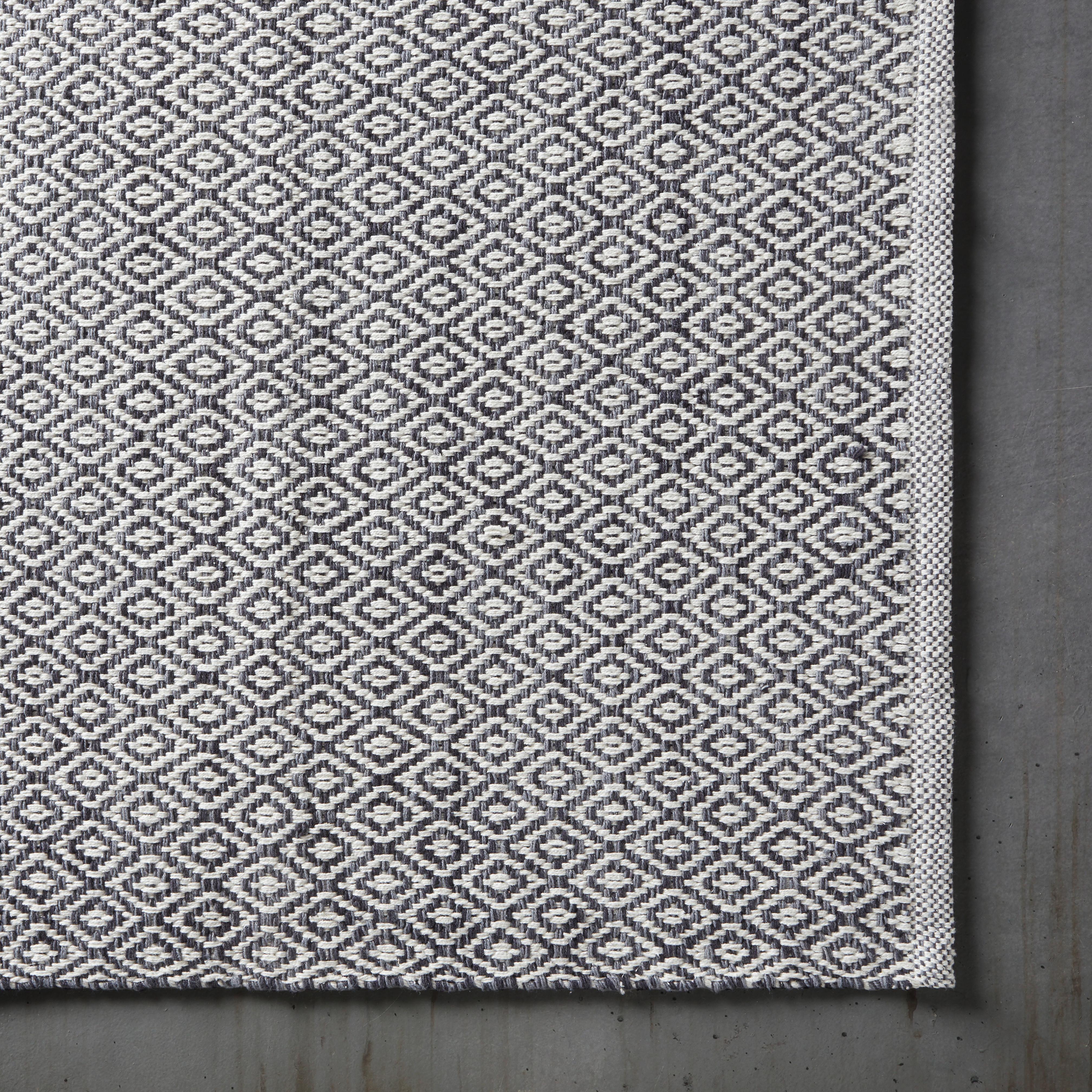 HANDVÄVD MATTA CAROLA 1 - grå, Basics, textil (60/120cm) - Mömax