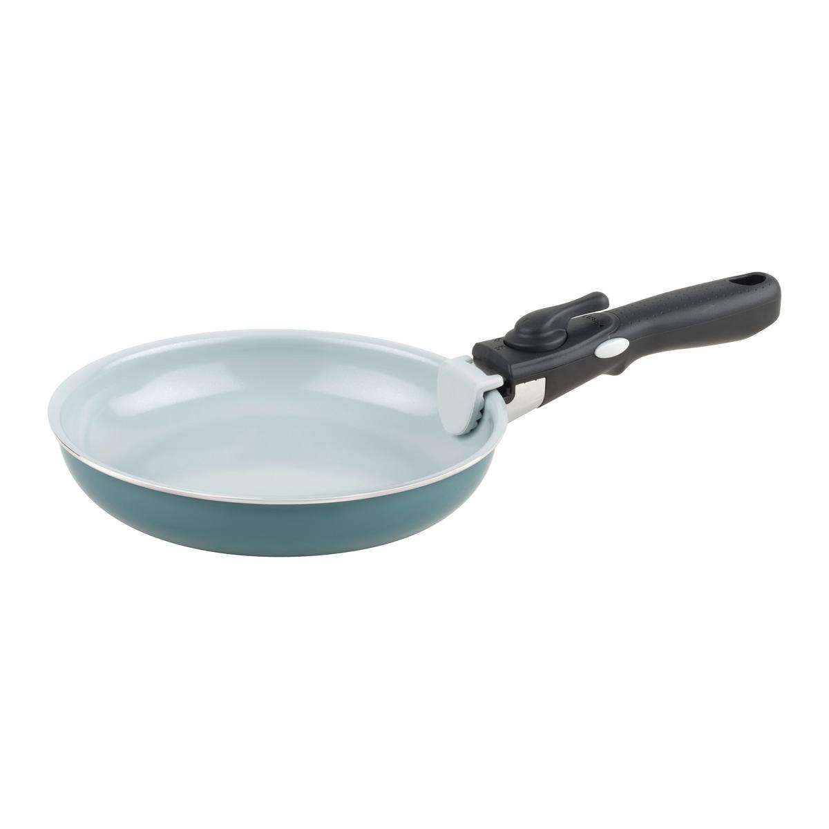Tigaie pentru prăjit Click&Cook, cca. 20cm - verde, Konventionell, metal (20/4,3cm) - Mömax