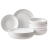 ZASTAWA STOŁOWA LILYBET - biały, Basics, ceramika - Novel