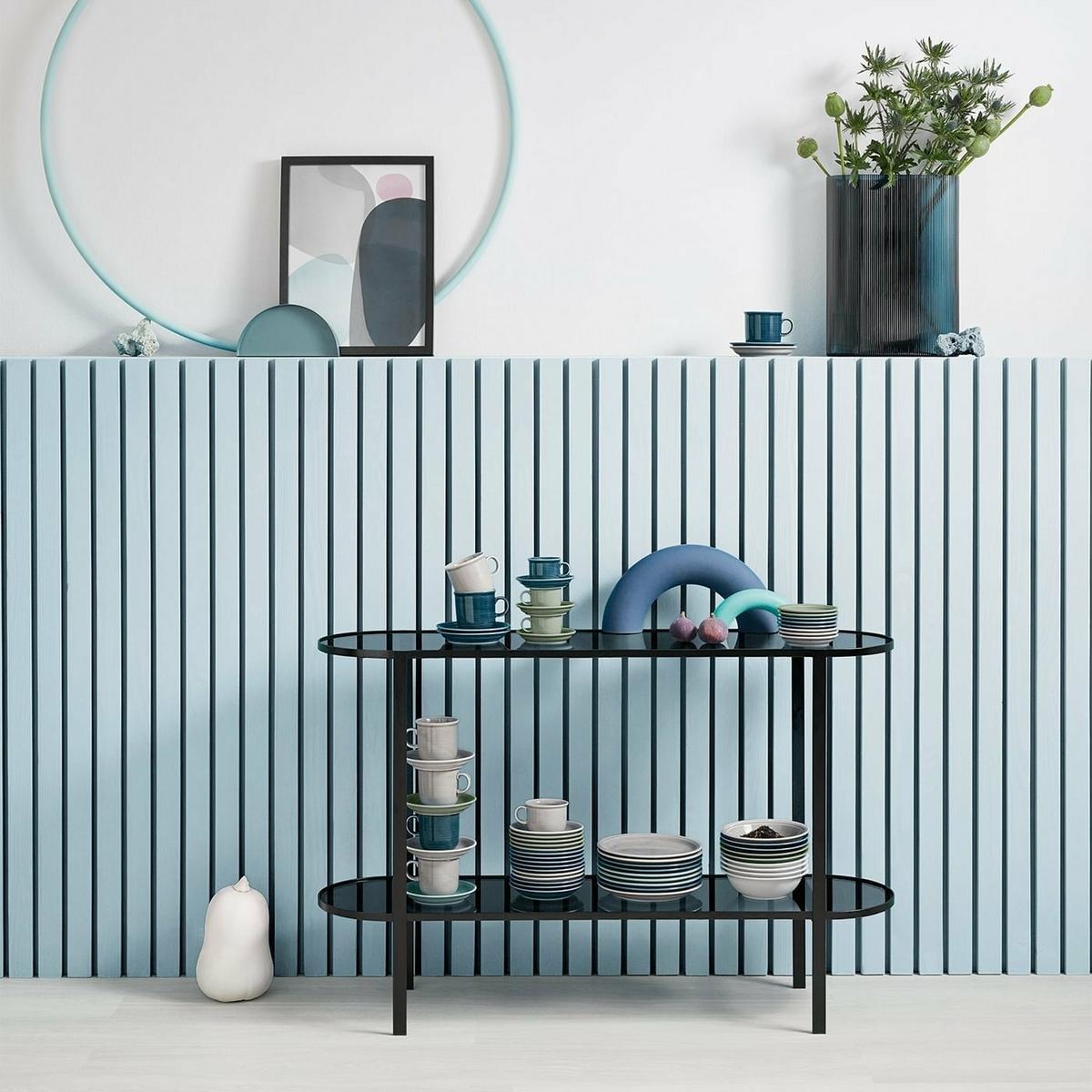 KUBEK DO KAWY 11400-401920-15503 - ciemnoniebieski, Basics, ceramika (10,5/8,2/8,2cm) - Thomas