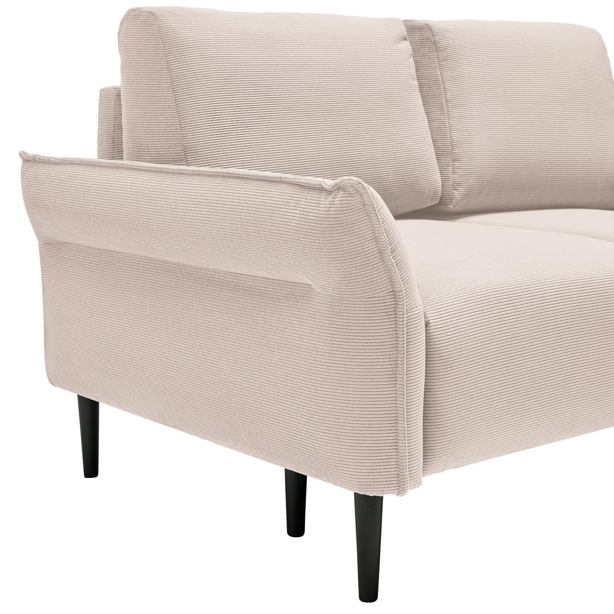 2-Sitzer-Sofa Custom Dunkelgrün - Dunkelgrün/Greige, MODERN, Holz/Textil (150/85/92cm) - Mömax