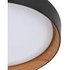 LED-TAKLAMPA LIA - vit, Klassisk, metall/trä (39/39/7cm) - Mömax