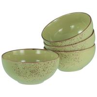 Set Posod Green, 4-Delni - zelena, Design, keramika (17,5cm) - Creatable
