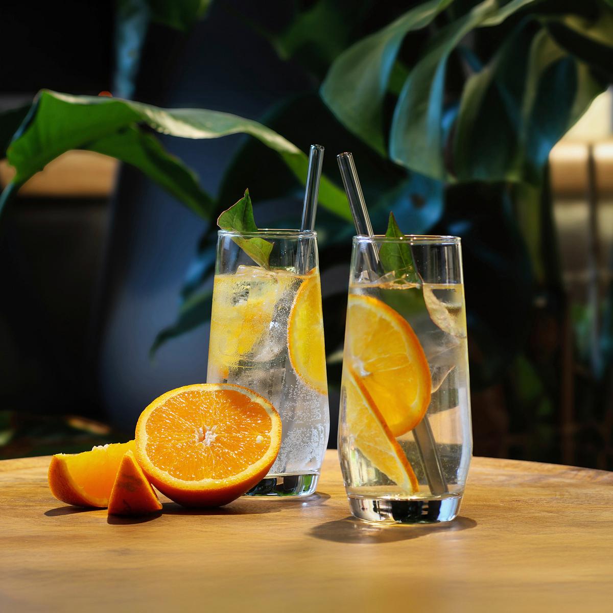 Set pahare 6/1 cca. 340 ml - transparent, Basics, sticlă (6.8/14.5cm) - Echtwerk