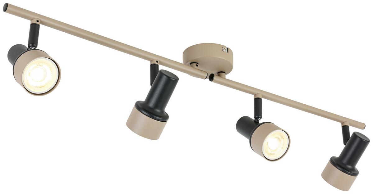 Reflektor Simba - črna/peščene barve, Romantika, kovina/umetna masa (70/9,7/13cm) - Mömax