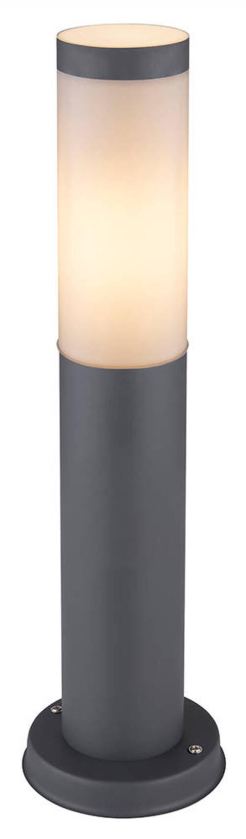AUSSENLEUCHTE BOSTON - Anthrazit/Opal, Basics, Kunststoff/Metall (12,7/45cm) - Globo