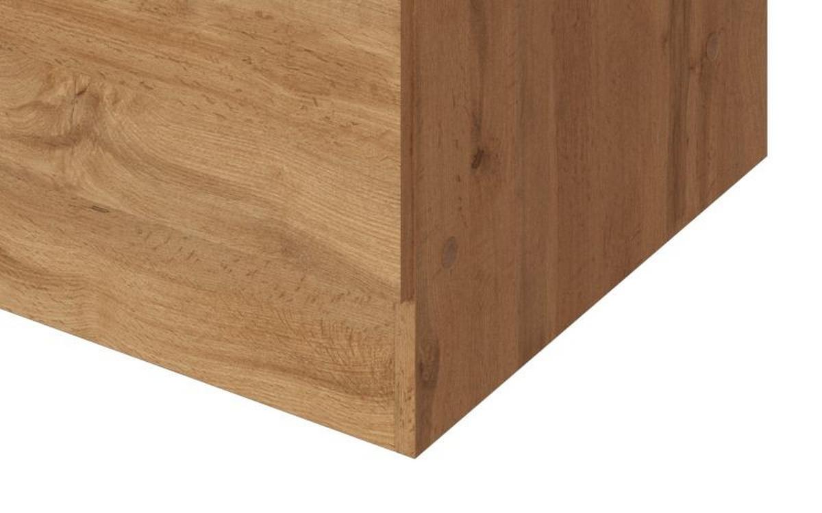 Held Küchenuntscherschrank ca. 50 cm Eiche/Anthrazit - Chromfarben/Anthrazit, MODERN, Holzwerkstoff/Metall (50/85/60cm) - Held