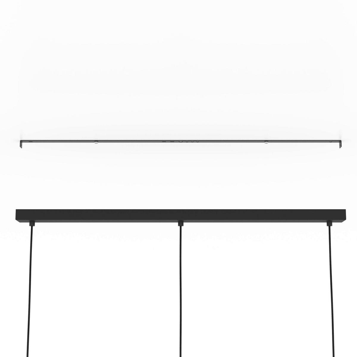 LAMPA WISZĄCA 900167* VENEZUELA - czarny/kolor złoty, Design, metal (93,5/23,5/110cm)