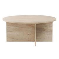 STOLIK KAWOWY SOLEIL - kremowy, Design, materiał drewnopochodny (90/90/40cm) - MID.YOU