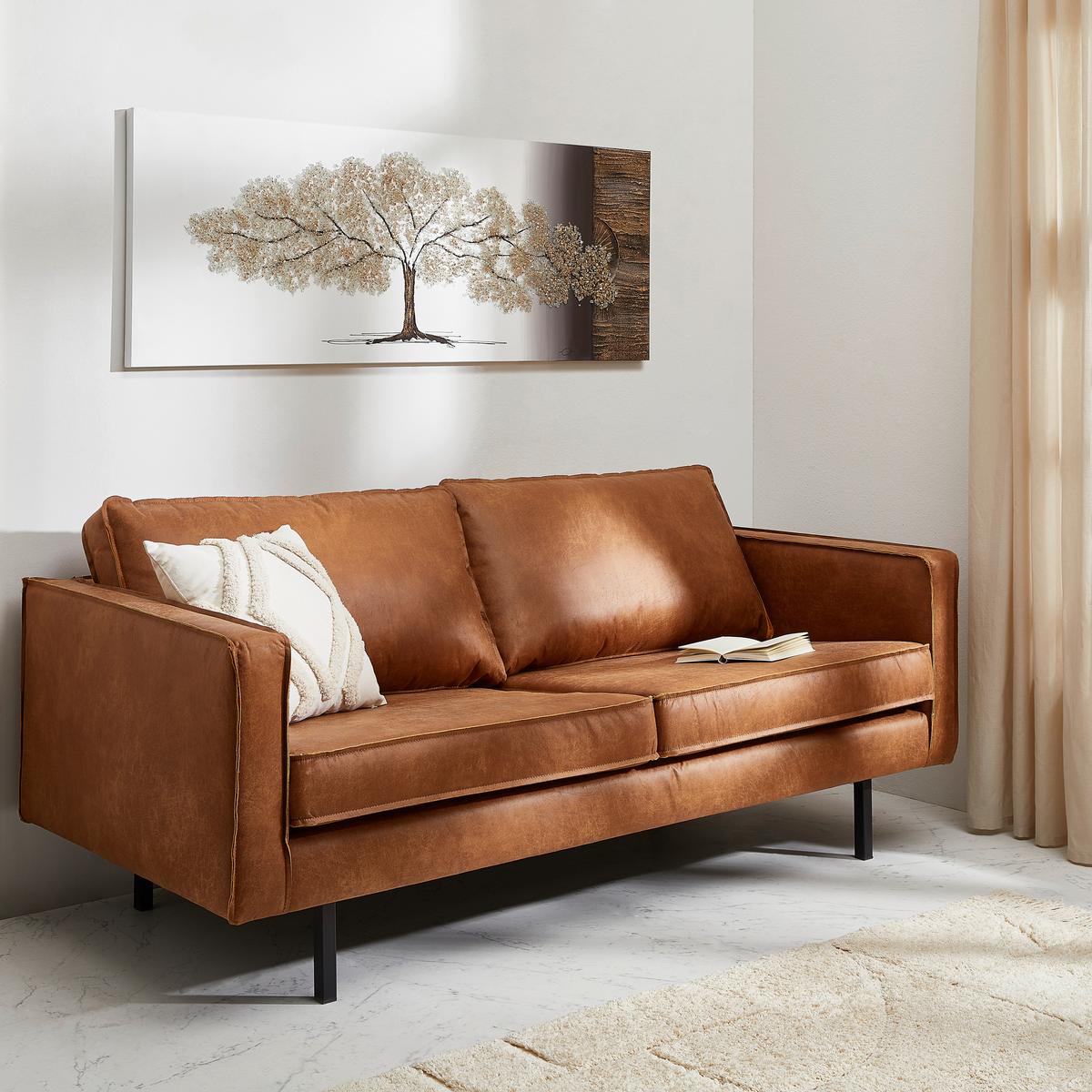 OBRAZ OLEJNY 8434155247904 - biały/kolor złoty, Lifestyle, materiał drewnopochodny/tkanina (150/55cm) - Monee