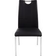 Stol Mandy - črna/krom, Konvencionalno, kovina/tekstil (42/96/60cm) - Mömax modern living Stol Mandy - črna/krom, Konvencionalno, kovina/tekstil (42/96/60cm) - Mömax modern living