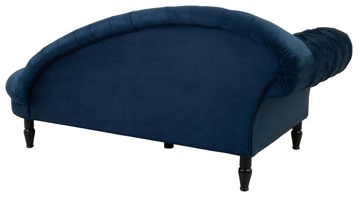 Damski Ležaj Cupido - tamno plava/crna, Design, tekstil/drvo (216/91/103cm) - Mömax