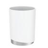 Zahnputzbecher Chris in Weiss - Weiss, Modern, Kunststoff/Metall (8/11cm) - Premium Living