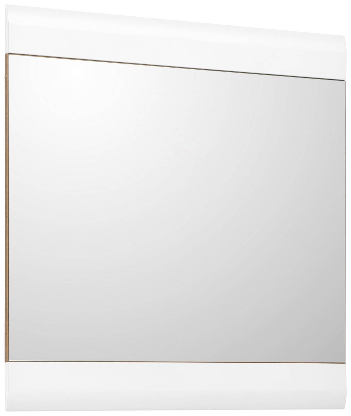 Oglindă Auris - alb, Modern (85/90/2cm) - Modern Living