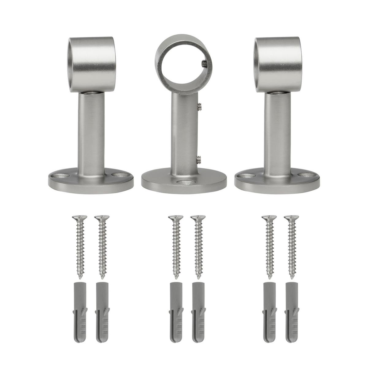 Set Karniše Zidne/stropne -Jub- - boje oplemenjenog čelika, metal (160-280cm) - Premium Living