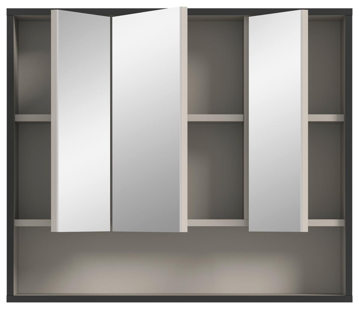 Element  S Ogledalom Bagno - kašmir, Moderno, drvni materijal/metal (80/68/19cm) - MID.YOU