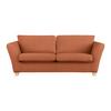 3-Sitzer-Sofa Devado Koralle Cord - Koralle/Naturfarben, Holz/Textil (216/70-85/95cm) - Mömax