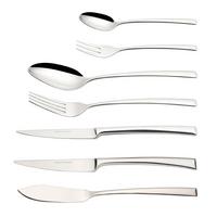 Besteckset Avelino Silberfarben 2-teilig - Silberfarben, Trend, Metall - Echtwerk