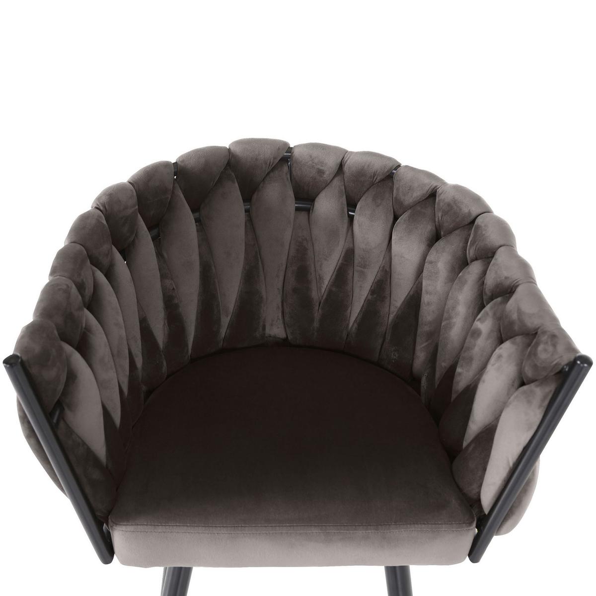 STOŁEK BAROWY WEAVY - antracytowy, Lifestyle (57/110/61cm) - Landscape