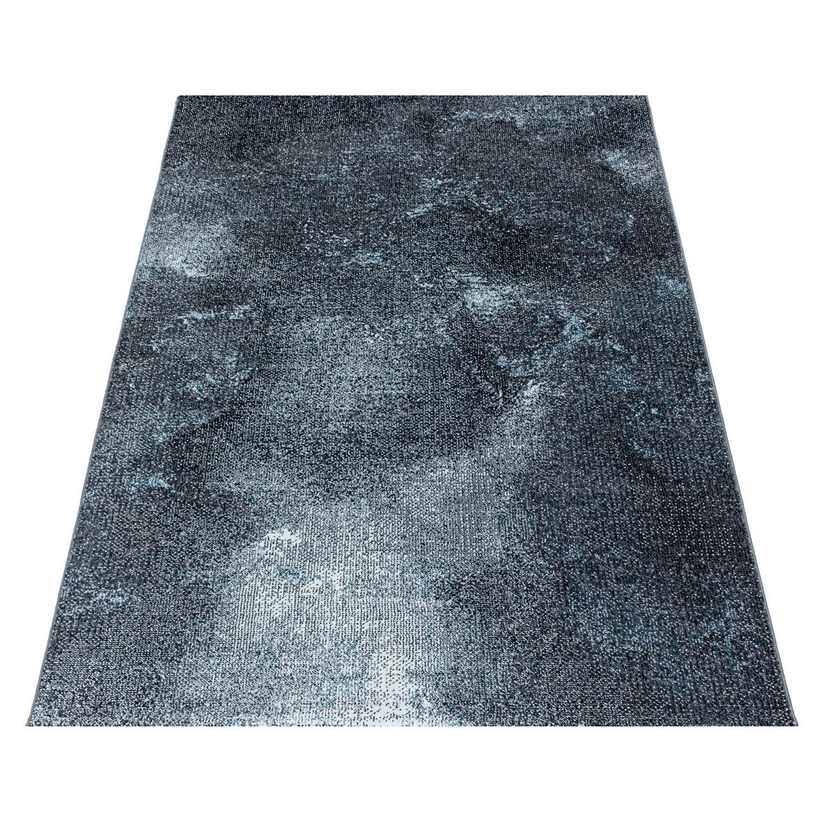Webteppich Ottawa Blau ca. 80x150cm - Blau, Design, Textil (80/150cm)