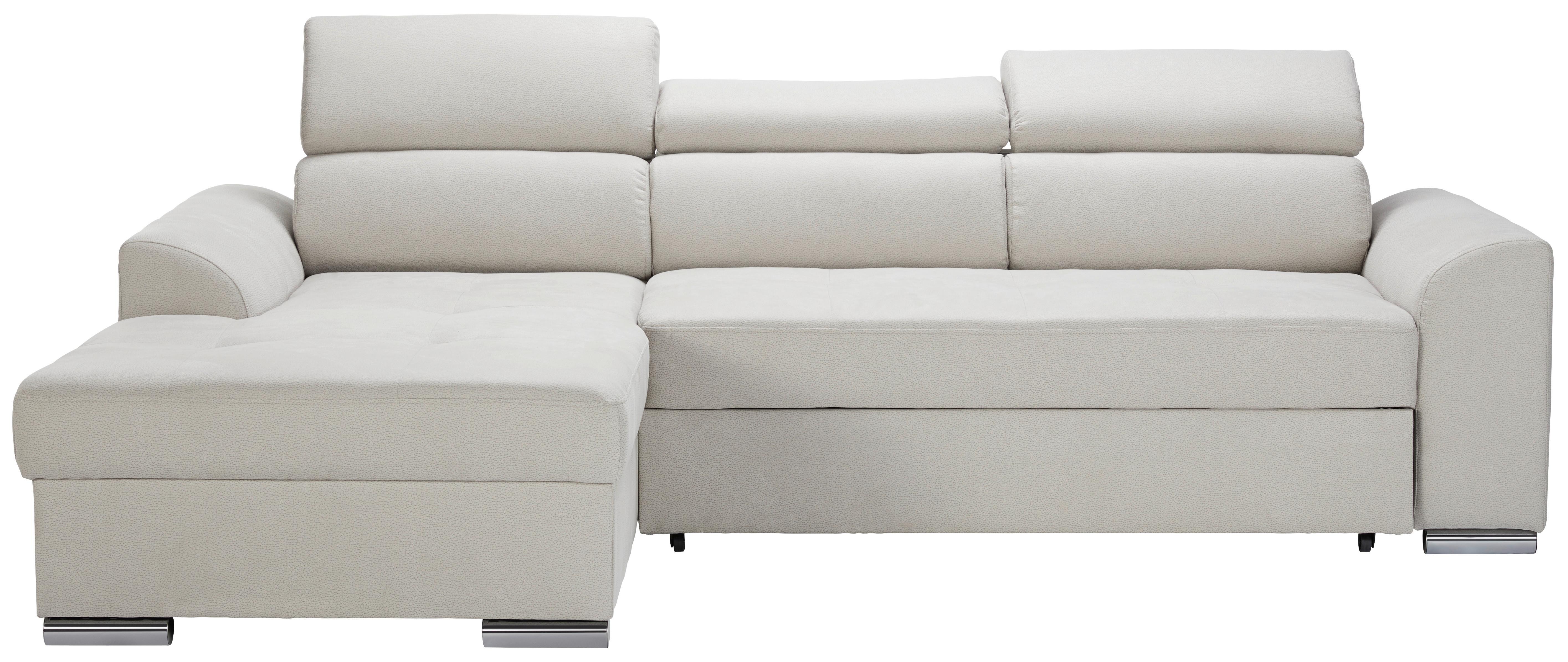 Sedežna Garnitura Abba, Z Ležiščem - bež, Moderno, tekstil (246/167cm) - Modern Living