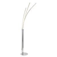 LED-Stehleuchte Remmer in Chromfarben max. 18 Watt - Chromfarben, MODERN, Kunststoff/Metall (28/210cm) - Modern Living