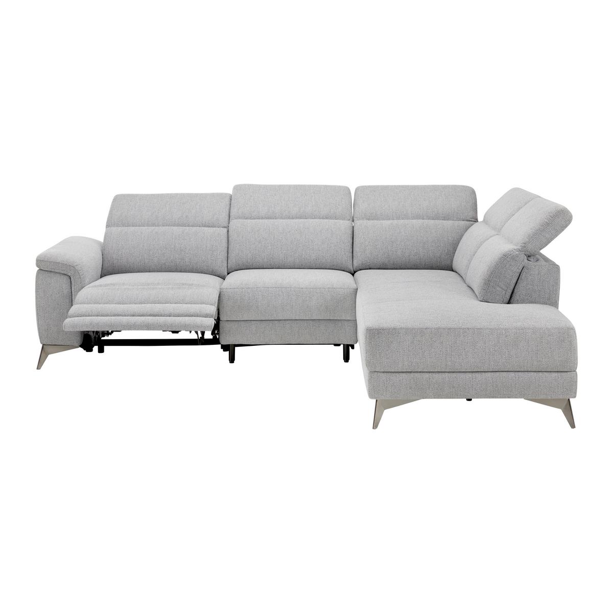 Canapea modulară KÖLN - gri, Modern, textil (283/98/212cm) - Bessagi Home