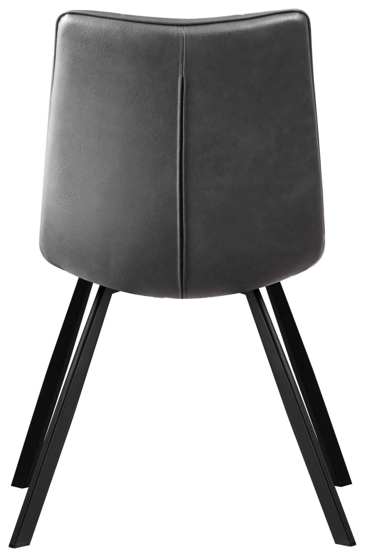 Stolica Bond - crna/antracit, Basics, drvo/metal (47/86/61cm) - Mömax