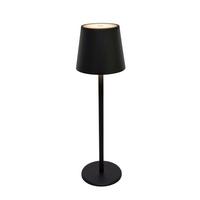 Akkumulátoros Asztali Lámpa Noemi - fekete, Konventionell, műanyag/fém (11,5/36cm) - Modern Living