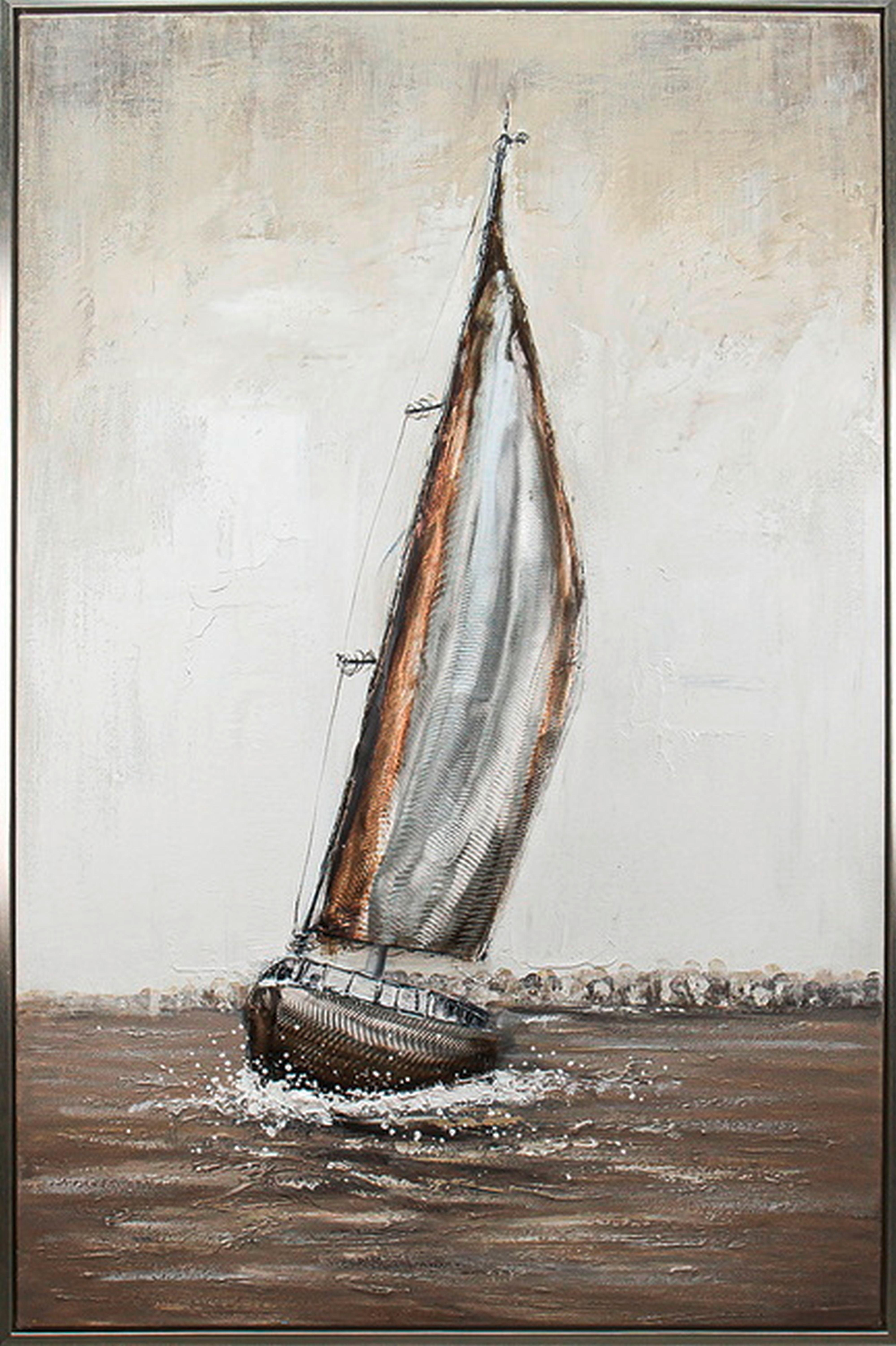 Slika U Blind Ramu 80x120cm Maile - višebojna/srebrna, Moderno, metal/tekstil (80/120/3,8cm) - Mömax