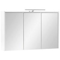 Spiegelschrank Flag ca. 93,5x60x16 cm Weiß - MODERN, Glas/Holzwerkstoff (93,5/60/16cm) - MID.YOU