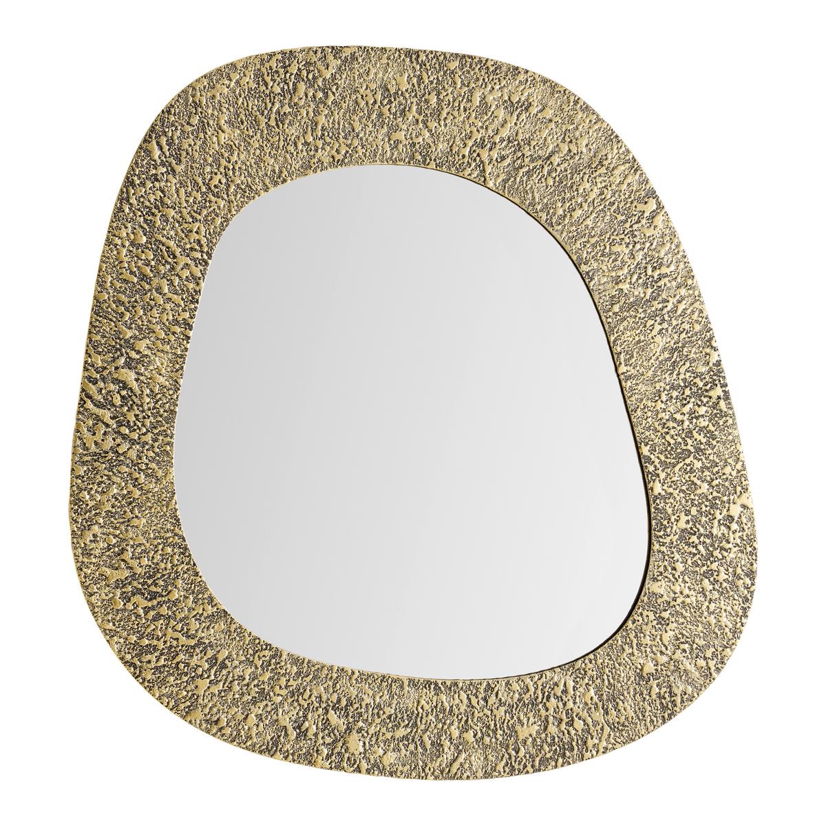 Wandspiegel Ramya Antikgoldfarben ca. 71x79cm - Goldbraun, LIFESTYLE, Glas/Holzwerkstoff (71/79/3cm) - Premium Living