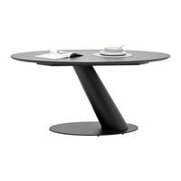Esstisch Steven Schwarz - Schwarz, Design, Holzwerkstoff/Metall (160/76/95cm) - Mömax