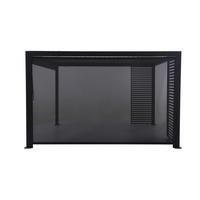 Pergola-Rollo Anthrazit - Anthrazit, Basics, Metall (371/231,5/9cm) - Gardenson