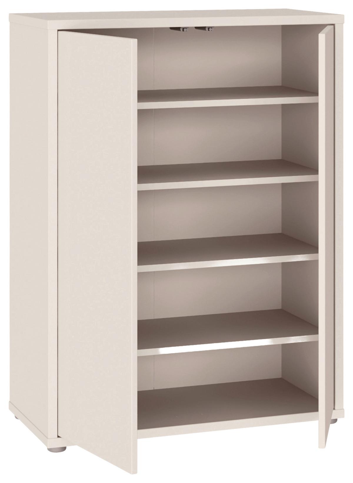 Dulap pentru pantofi ALICE SPRINGS - nisipiu, Modern, material pe bază de lemn (74,5/99,1/34,9cm) - Modern Living