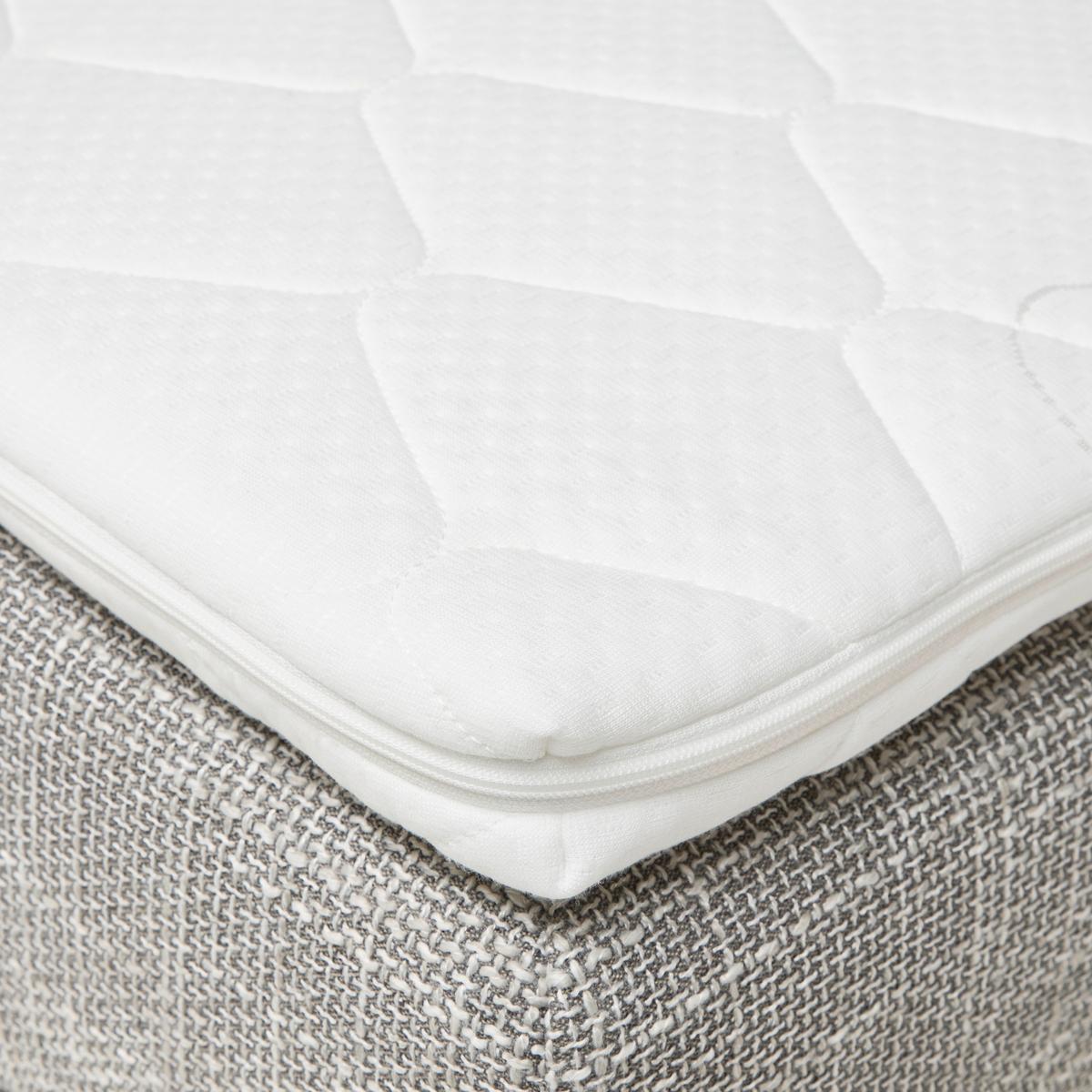 Boxbett Veloria Grau ca. 180x200cm - Schwarz/Grau, KONVENTIONELL, Textil/Metall (180/200cm) - Based