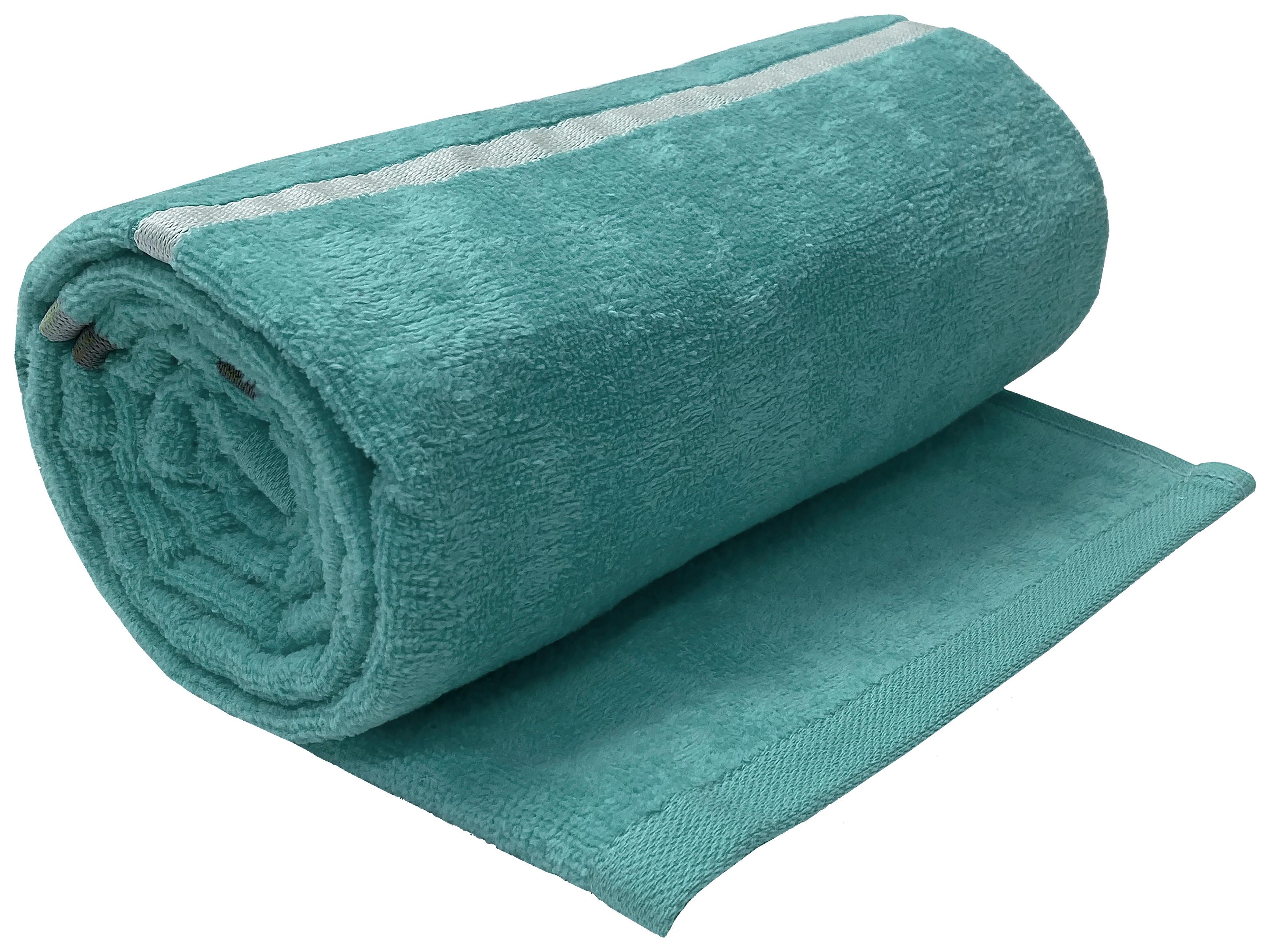 Hamamtuch Vali Türkis ca. 75x160cm - Türkis, Konventionell, Textil (75/160cm) - Modern Living