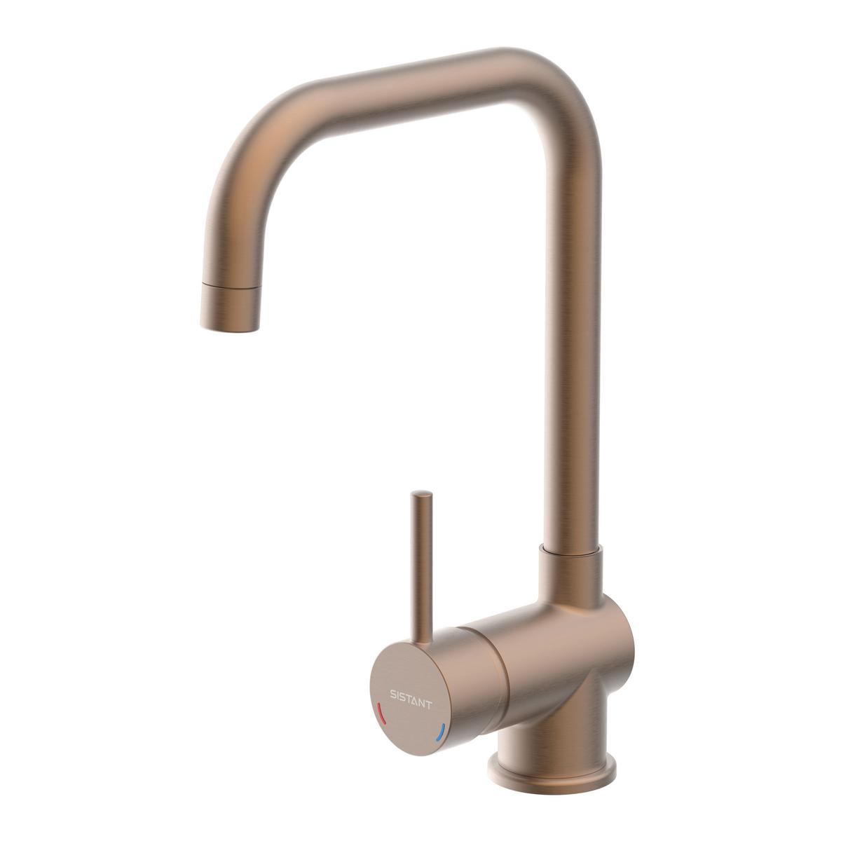 Küchenarmatur Sistant Stockholm Kupferfarben - Kupferfarben, Basics, Metall (33cm) - Sistant