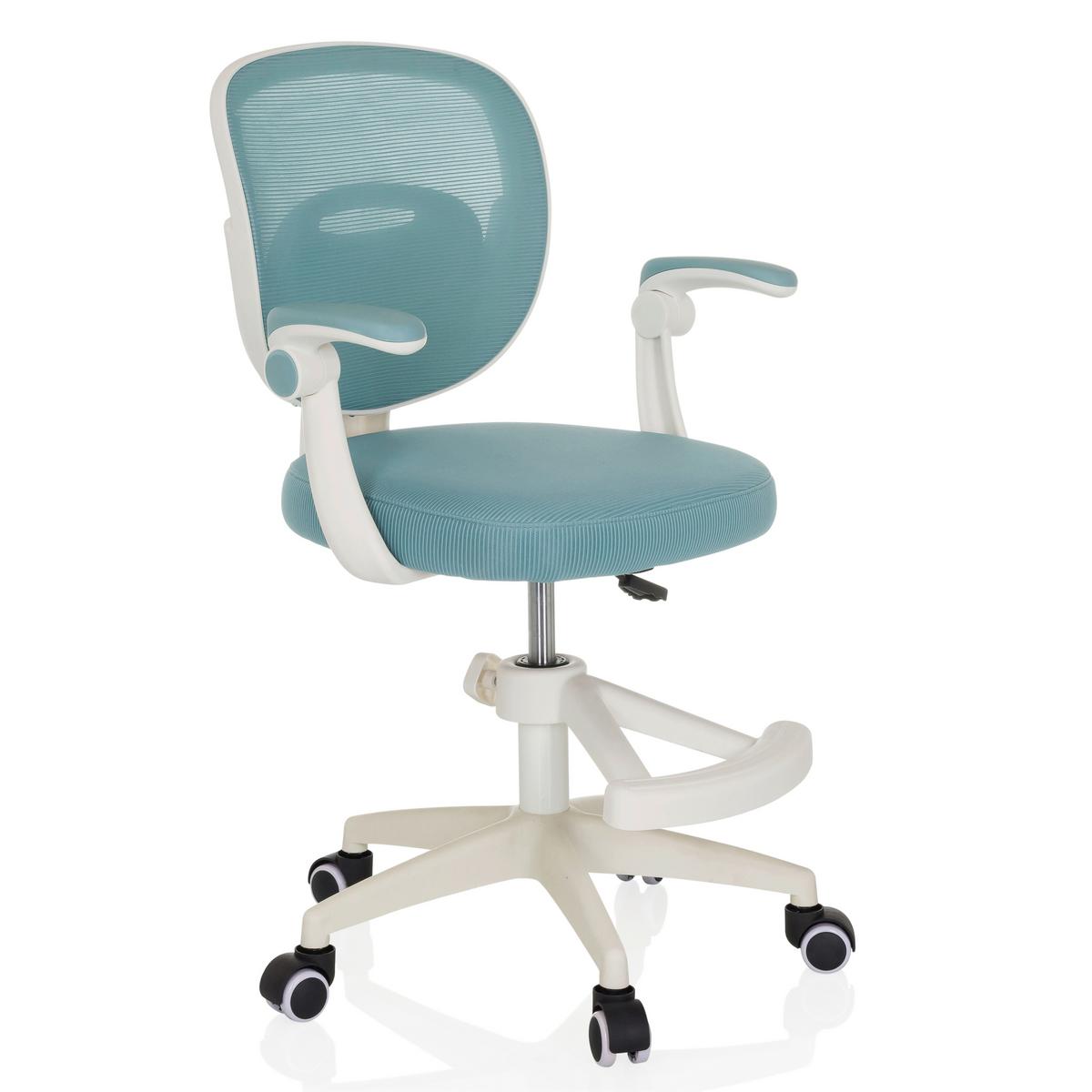 Mladisnki Vrtljivi Stol Kiddy Smart, Modra - bela, Moderno, umetna masa/tekstil (61/84-97/55cm) - MID.YOU