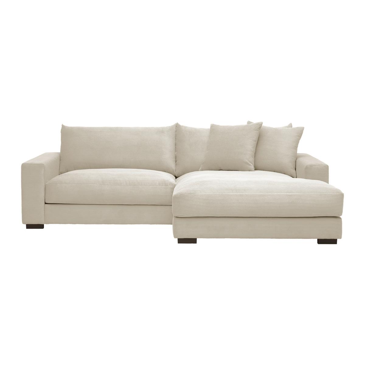 Kutna Garnitura Pedro - krem, Moderno, tekstil (265/83/180cm) - Mömax