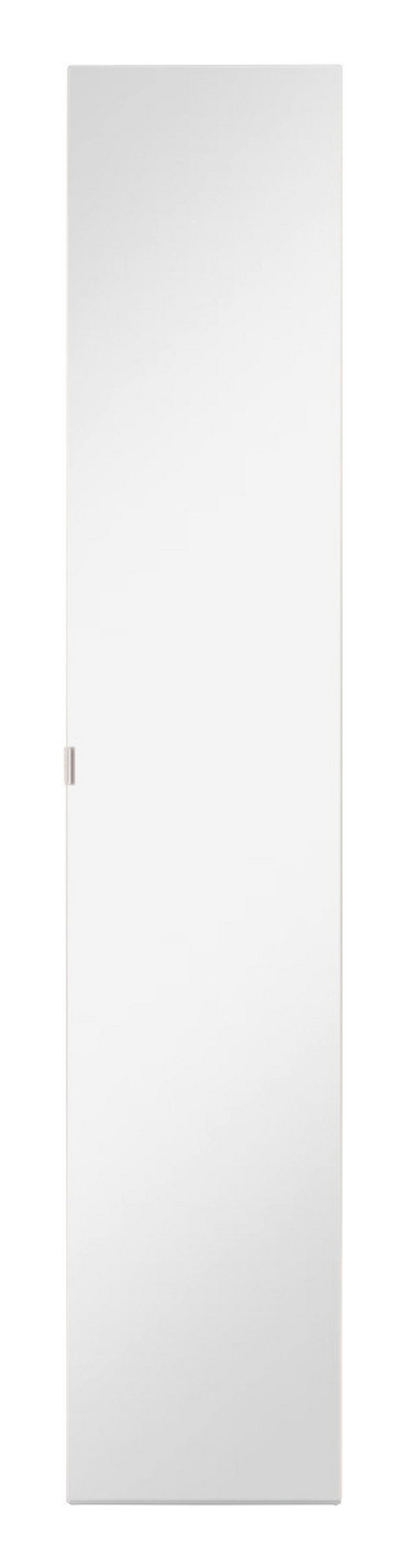 Tür "UNIT" in Alufarben inkl. Spiegel - Alufarben, MODERN, Holzwerkstoff (45,4/232,6/1,8cm) - Based