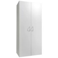 SZAFKA UNIWERSALNA MULTIRAUMKONZEPT - biały/kolor aluminiowy, Basics, materiał drewnopochodny/tworzywo sztuczne (70/185/40cm) - Xora