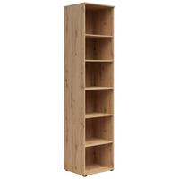 Polica Multi - antracit/hrast artisan, Moderno, pločasti materijal/plastika (45/195/40cm) - Modern Living