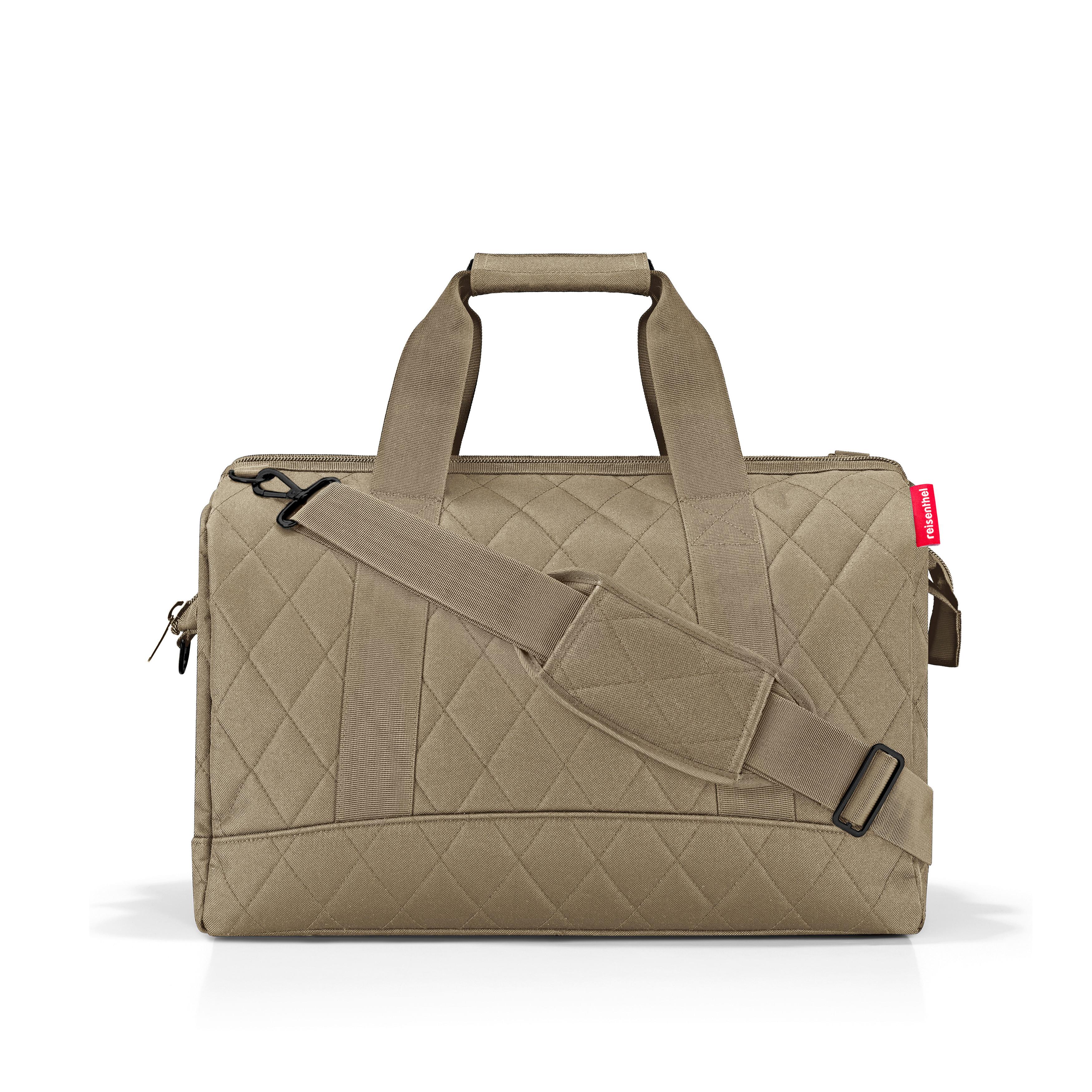 TORBA PODRÓŻNA MT5046 - oliwkowa zieleń, Basics, tkanina (48/39,5/29cm) - Reisenthel