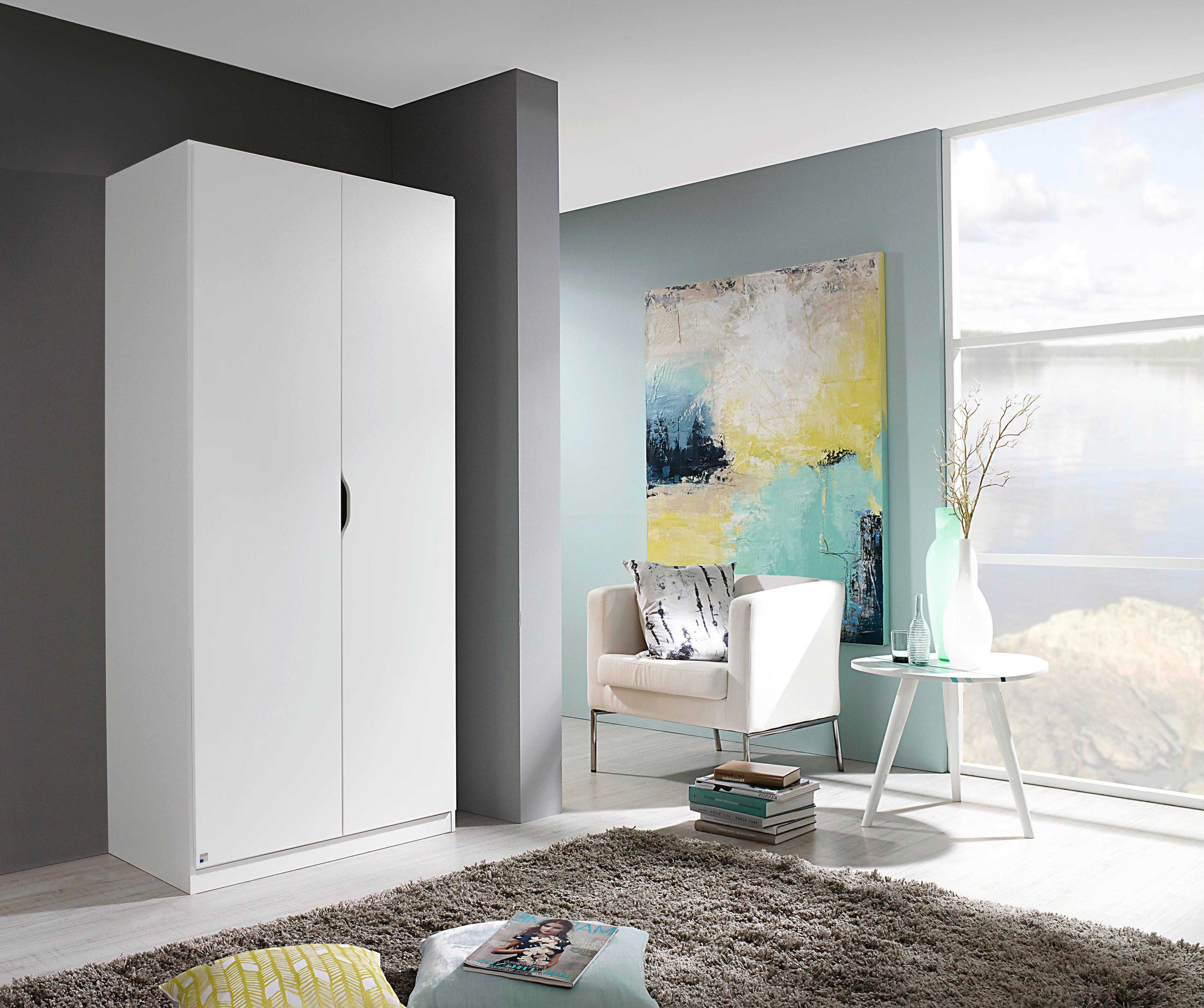 DULAP USI ROTATIVE FREISING - alb, Modern, material pe bază de lemn (91/197/54cm) - Modern Living