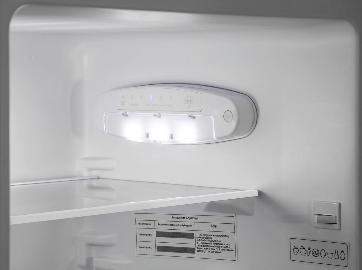 Kühl-Gefrier-Kombination Savo KG144W Weiß - Weiß, Basics, Glas/Kunststoff (47,4/144/49,5cm) - Respekta